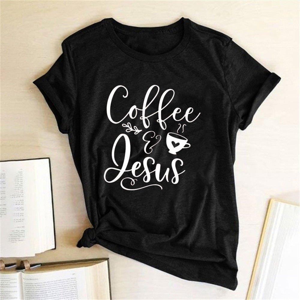 Coffee and Jesus Amen T-Shirt - RALO COLLECTION STUDIO