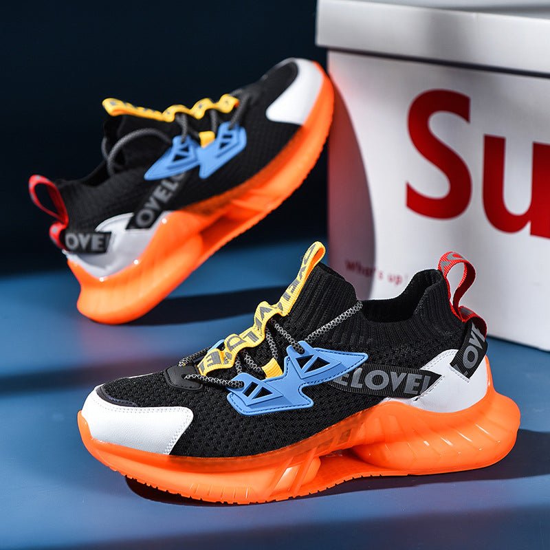 Colorful Luminous Men’s Running Shoes – Lightweight Night Glow Casual Sneakers - RALO COLLECTION STUDIO