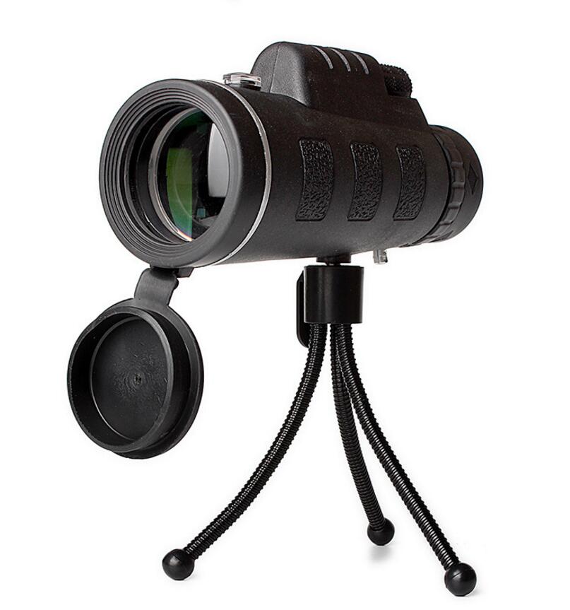Compatible with Apple, Monocular Telescope Zoom Scope with Compass Phone Clip Tripod - RALO COLLECTION STUDIO
