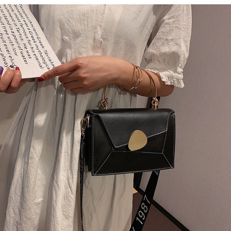 Contrast Color Leather Crossbody Bags - RALO COLLECTION STUDIO