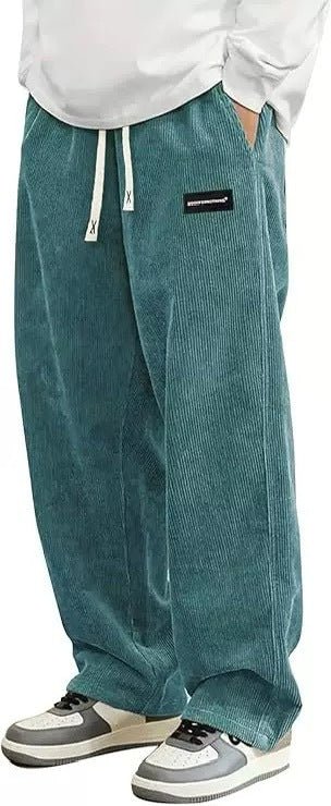 Corduroy Straight-leg Wide-leg Casual Pants - RALO COLLECTION STUDIO