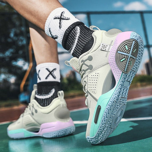 Cotton Candy Basketball Shoes Men's Sneakers - RALO COLLECTION STUDIO
