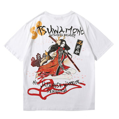 Cotton Embroidered Short Sleeve T-Shirts For Men And Women Couples - RALO COLLECTION STUDIO