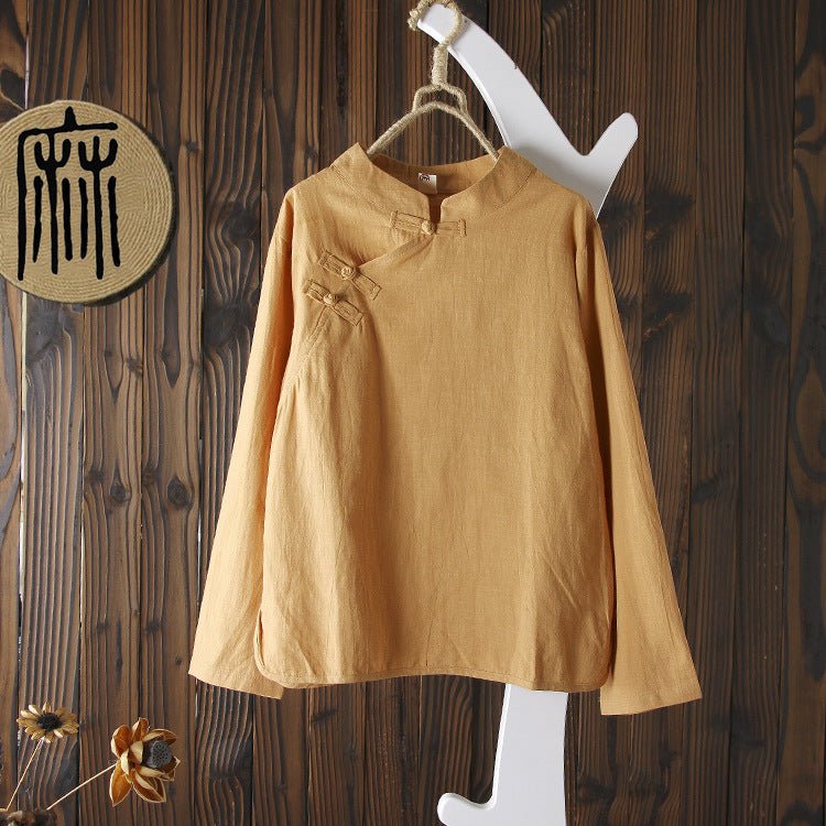 Cotton linen shirt shirt top - RALO COLLECTION STUDIO