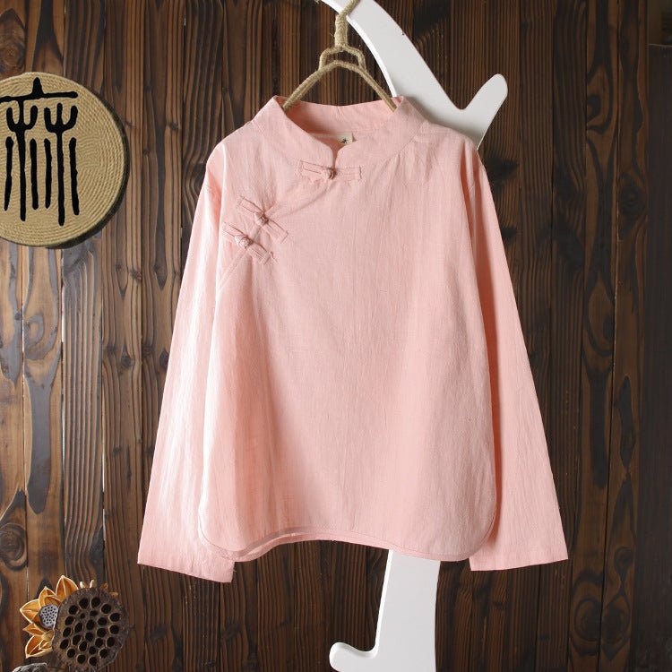 Cotton linen shirt shirt top - RALO COLLECTION STUDIO