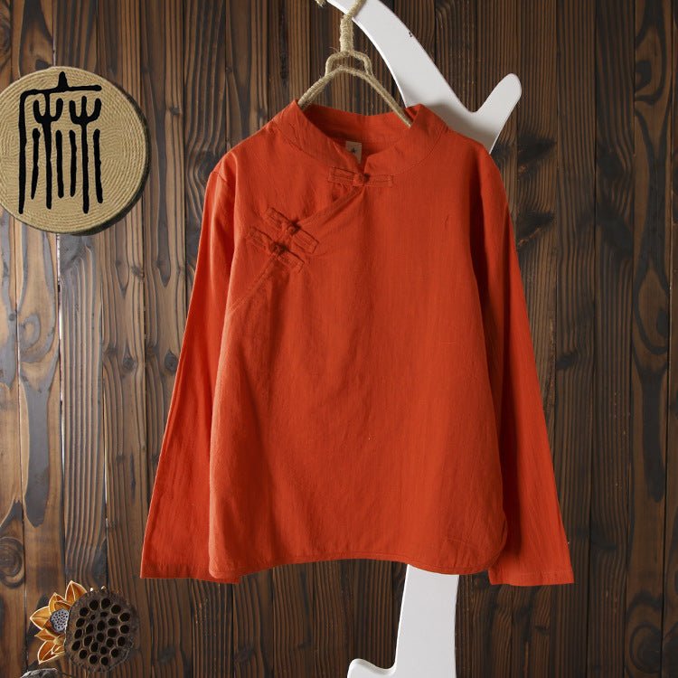 Cotton linen shirt shirt top - RALO COLLECTION STUDIO
