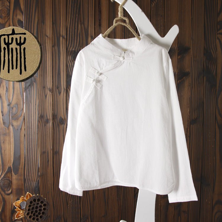 Cotton linen shirt shirt top - RALO COLLECTION STUDIO