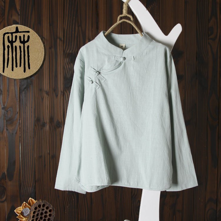 Cotton linen shirt shirt top - RALO COLLECTION STUDIO
