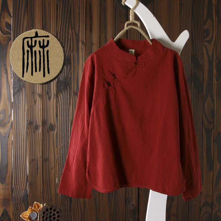 Cotton linen shirt shirt top - RALO COLLECTION STUDIO
