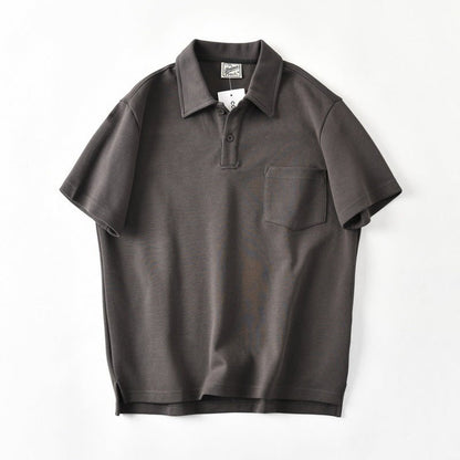 Cotton Loose Silhouette Casual Polo Shirt Men - RALO COLLECTION STUDIO