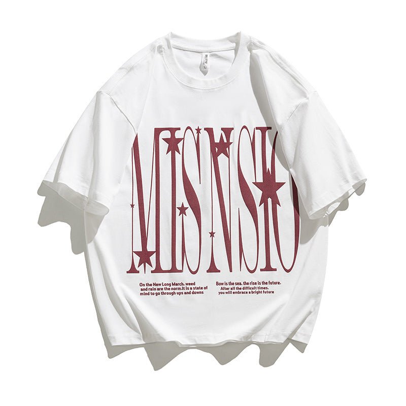 Cotton Round Neck Short Sleeve T-shirt Men - RALO COLLECTION STUDIO