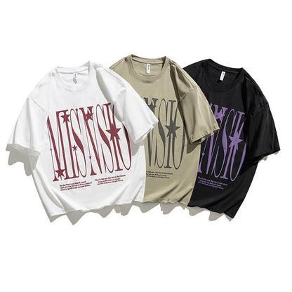 Cotton Round Neck Short Sleeve T-shirt Men - RALO COLLECTION STUDIO