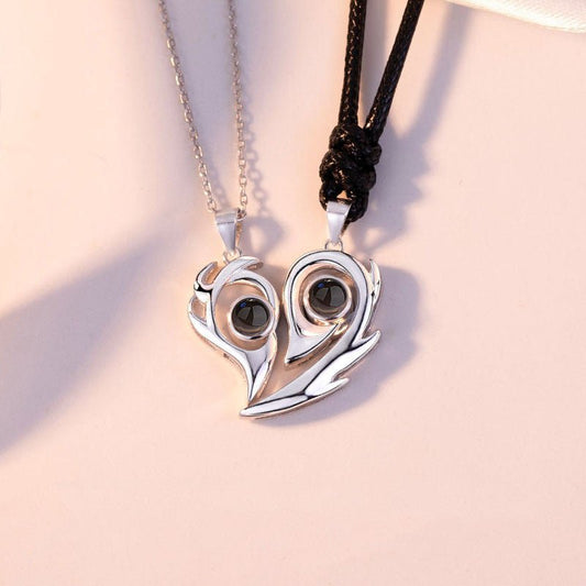 Couple Necklace Silver Men And Women Pair Trend Private Customization - RALO COLLECTION STUDIO