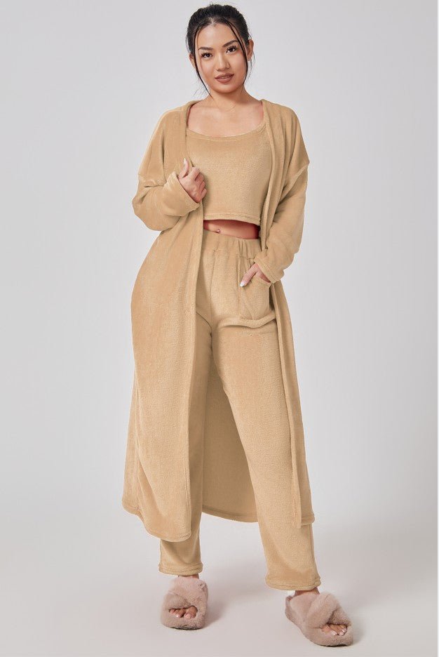 Ralo Cozy Luxe 3-Piece Pajama & Lounge Set for Women - RALO COLLECTION STUDIO