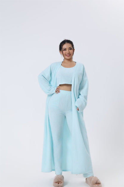 Ralo Cozy Luxe 3-Piece Pajama & Lounge Set for Women - RALO COLLECTION STUDIO