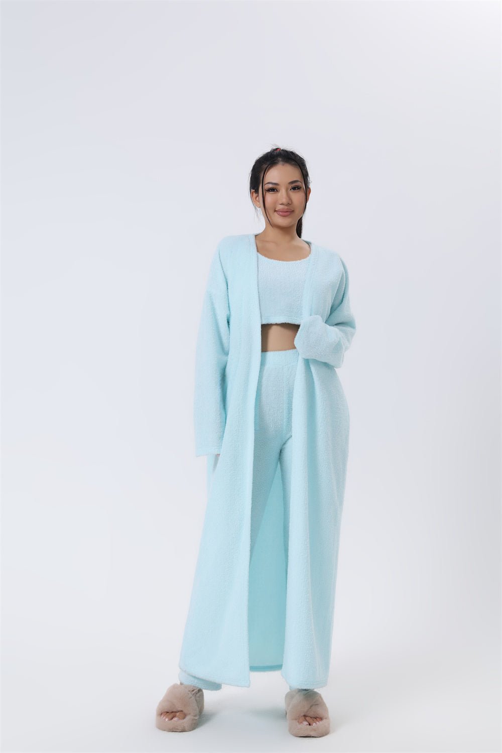 Ralo Cozy Luxe 3-Piece Pajama & Lounge Set for Women - RALO COLLECTION STUDIO