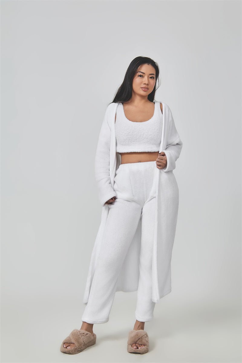 Ralo Cozy Luxe 3-Piece Pajama & Lounge Set for Women - RALO COLLECTION STUDIO