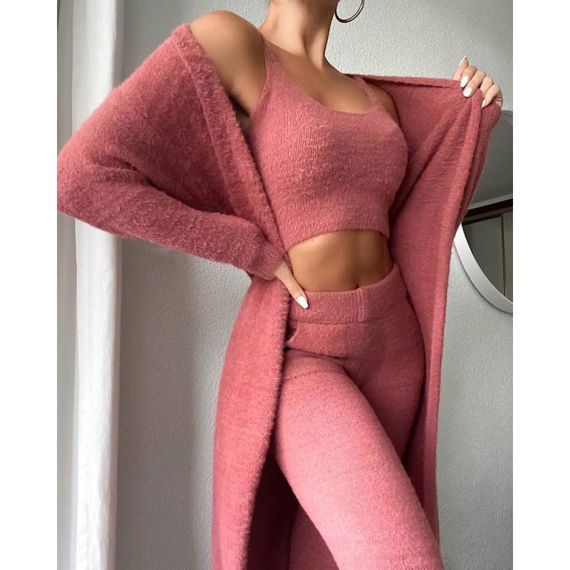 Ralo Cozy Luxe 3-Piece Pajama & Lounge Set for Women - RALO COLLECTION STUDIO