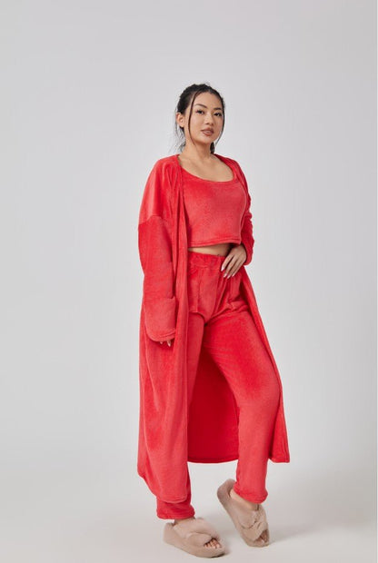 Ralo Cozy Luxe 3-Piece Pajama & Lounge Set for Women - RALO COLLECTION STUDIO