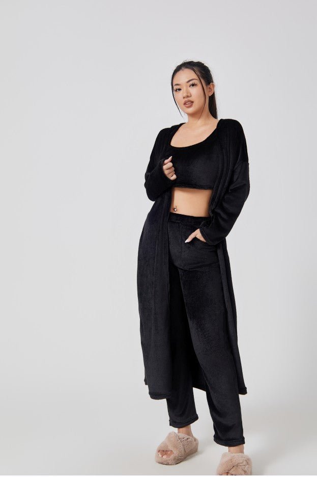 Ralo Cozy Luxe 3-Piece Pajama & Lounge Set for Women - RALO COLLECTION STUDIO