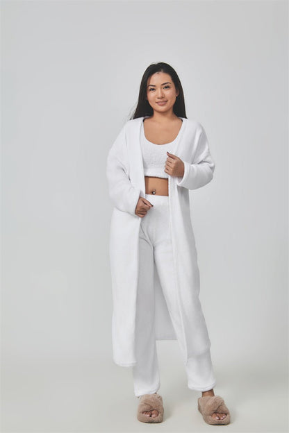 Ralo Cozy Luxe 3-Piece Pajama & Lounge Set for Women - RALO COLLECTION STUDIO