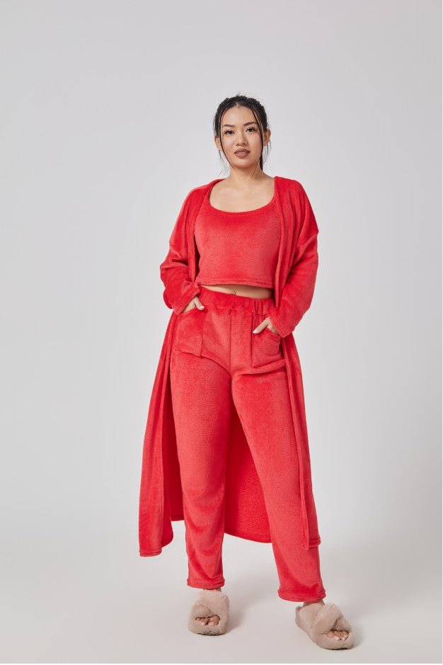 Ralo Cozy Luxe 3-Piece Pajama & Lounge Set for Women - RALO COLLECTION STUDIO