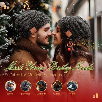 Creative Music Headphone Knitted Hat - RALO COLLECTION STUDIO