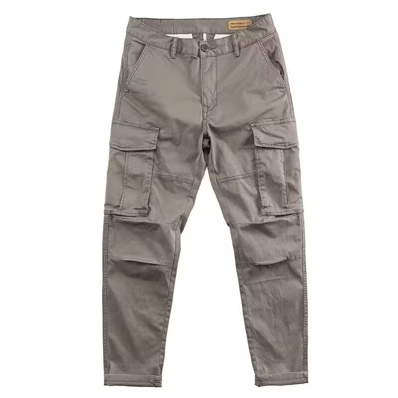 Cross-Border Spring And Autumn Wear-Resistant And Stain-Resistant Men's Work Pants, Trendy Straight-Leg Loose Versatile Casual Pants And Trousers - RALO COLLECTION STUDIO