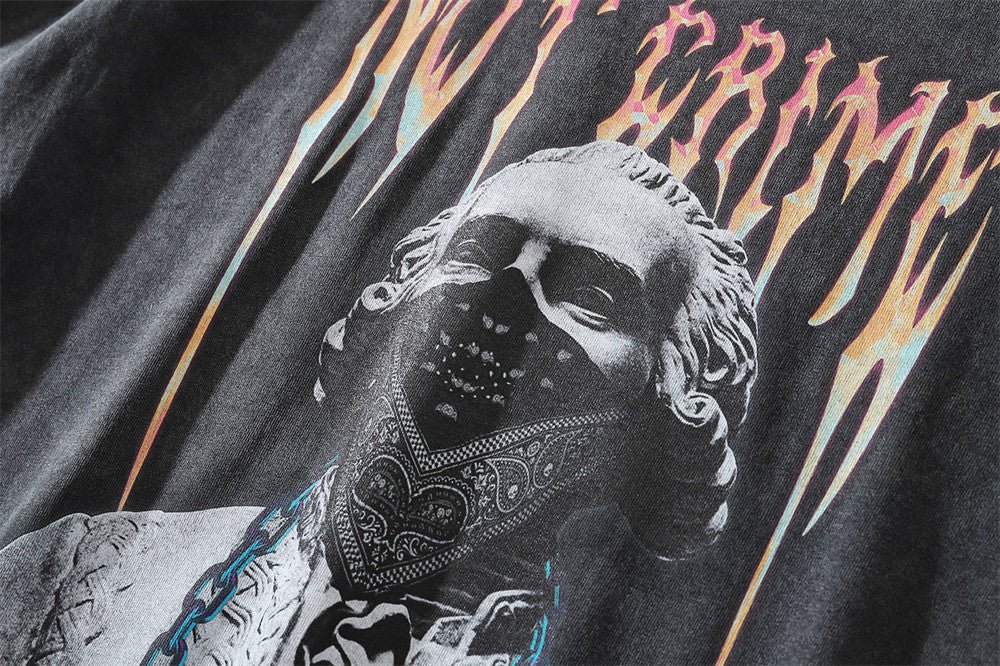 Dark Printed Short-sleeved T-shirt For Men - RALO COLLECTION STUDIO