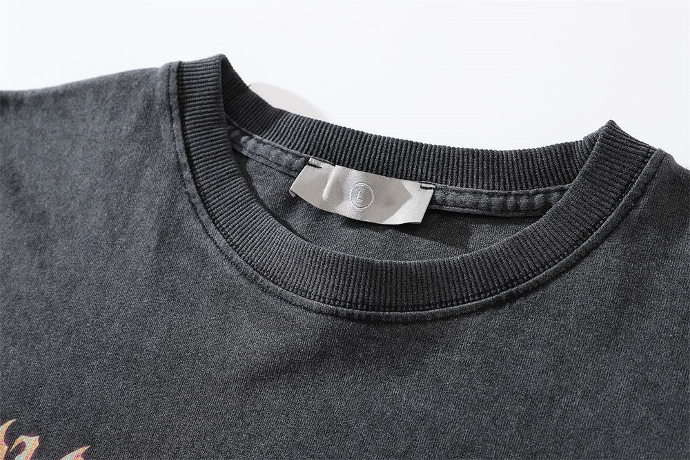 Dark Printed Short-sleeved T-shirt For Men - RALO COLLECTION STUDIO