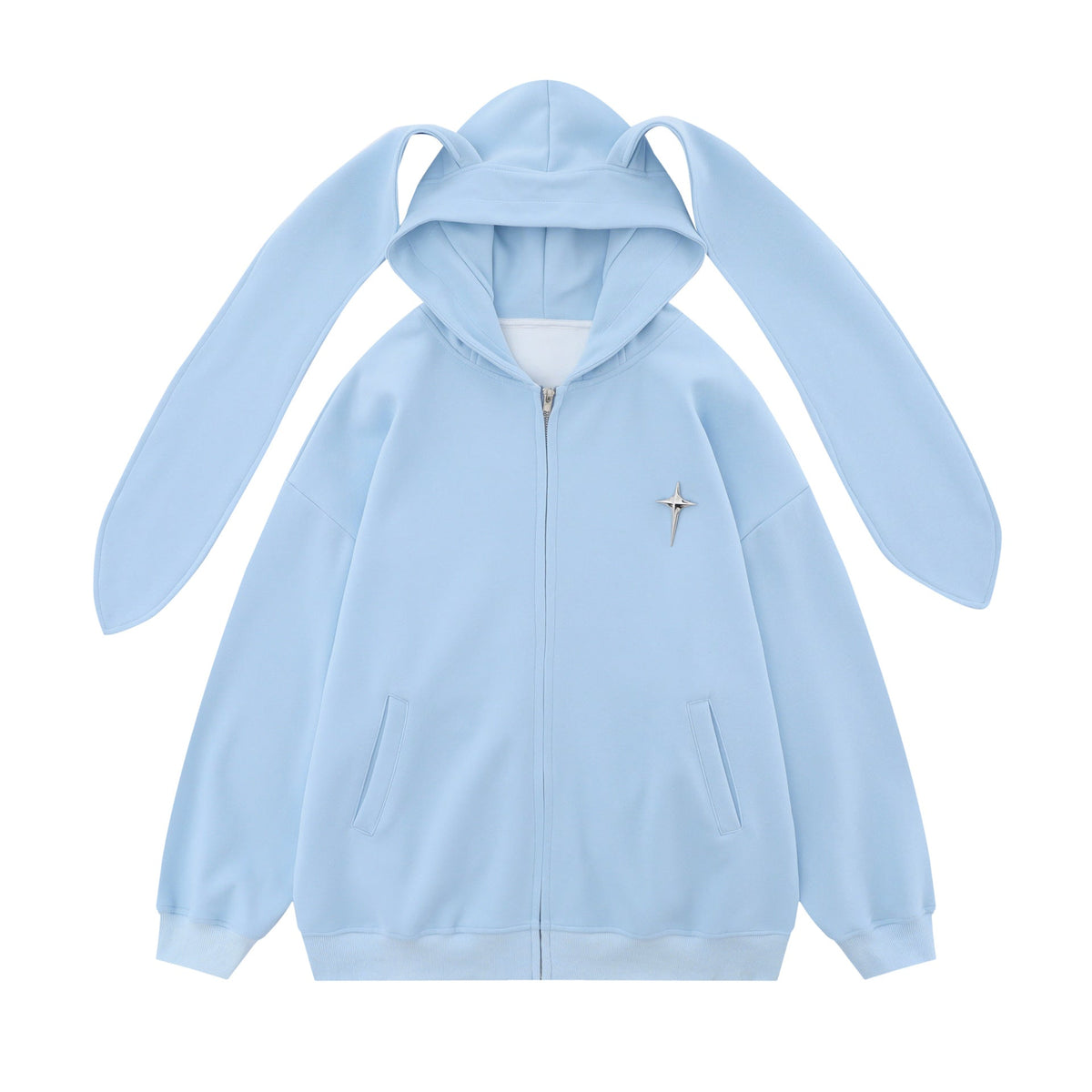 Design Hooded Rabbit Ears Cardigan Woman Cotton Dress - RALO COLLECTION STUDIO