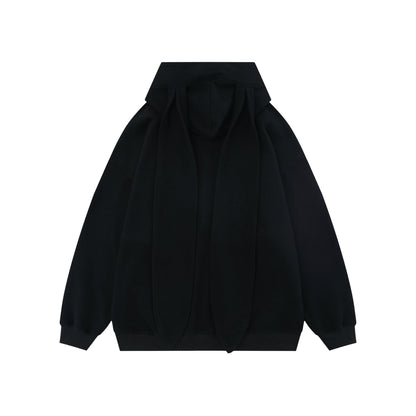 Design Hooded Rabbit Ears Cardigan Woman Cotton Dress - RALO COLLECTION STUDIO