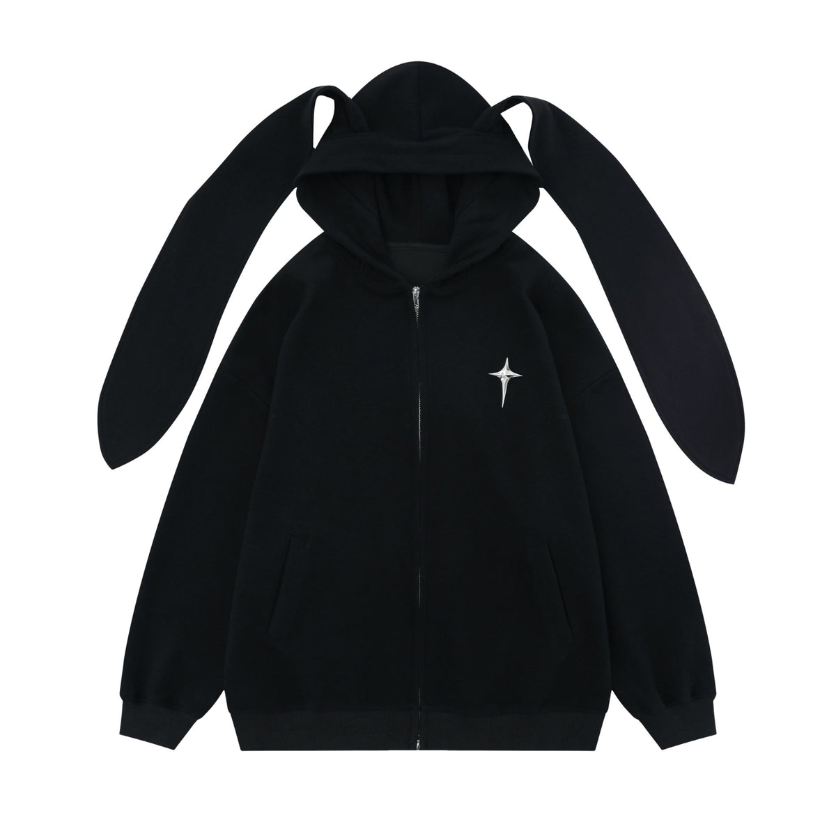 Design Hooded Rabbit Ears Cardigan Woman Cotton Dress - RALO COLLECTION STUDIO