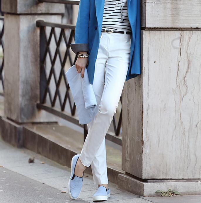 Donne Pantaloni Della Matita Autunno Delle Signore A Vita Alta Ufficio Pantaloni Casual Femminile Sottile Aderente Pantaloni Elastico Pantalones Mujer - RALO COLLECTION STUDIO