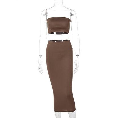 Elegant Sheath Long Skirt Set For Women - RALO COLLECTION STUDIO