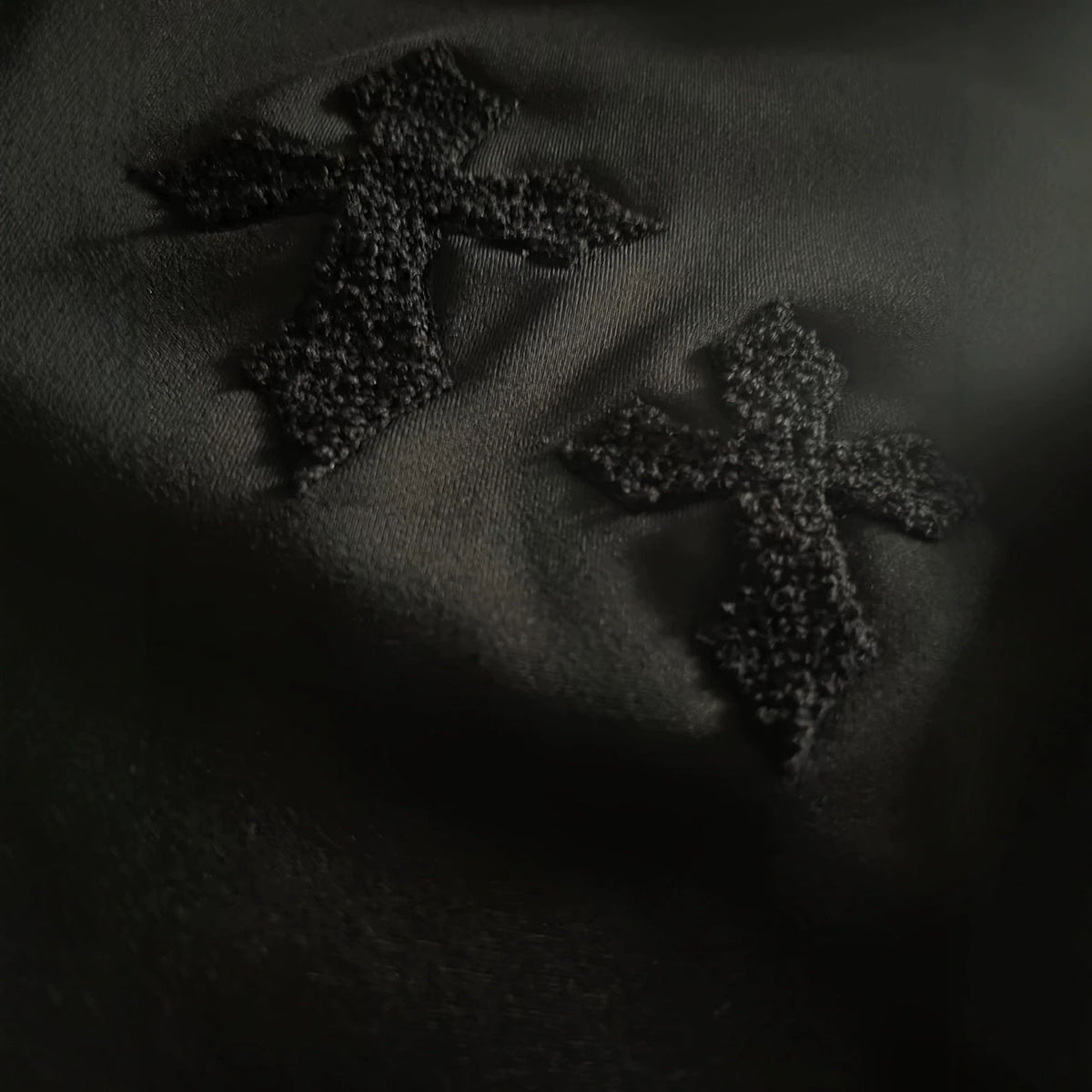 Embroidered Cross-Design Thickened Sweatpants For Men - RALO COLLECTION STUDIO