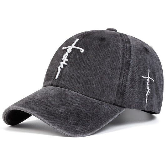 Embroidered Faith Cross Baseball Cap For Men And Women - RALO COLLECTION STUDIO