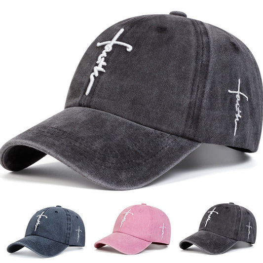 Embroidered Faith Cross Baseball Cap For Men And Women - RALO COLLECTION STUDIO