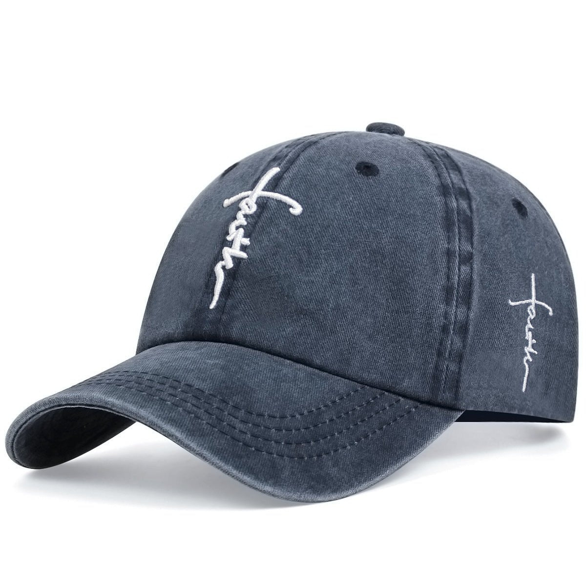 Embroidered Faith Cross Baseball Cap For Men And Women - RALO COLLECTION STUDIO