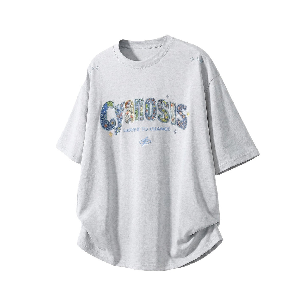 Embroidered Patch Cotton Short-Sleeve T-Shirt For Men - RALO COLLECTION STUDIO