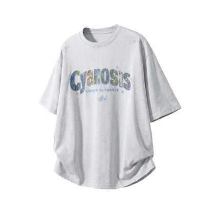 Embroidered Patch Cotton Short-Sleeve T-Shirt For Men - RALO COLLECTION STUDIO