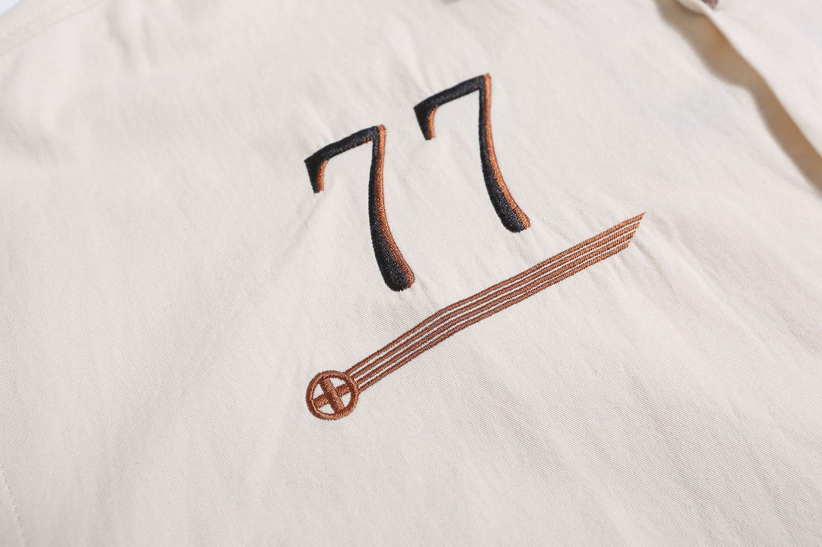Embroidered Short-sleeved Shirt For Men And Women - RALO COLLECTION STUDIO