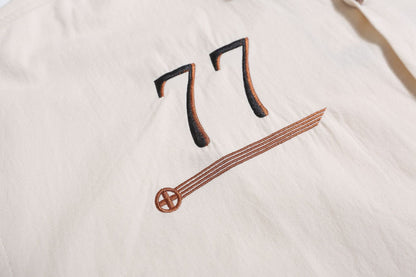 Embroidered Short-sleeved Shirt For Men And Women - RALO COLLECTION STUDIO