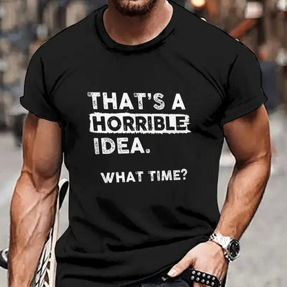 Exercise Casual Men's Clothes Cartoon Anime Round Neck T-shirt - RALO COLLECTION STUDIO
