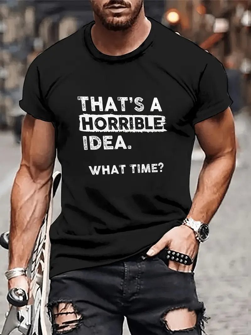 Exercise Casual Men's Clothes Cartoon Anime Round Neck T-shirt - RALO COLLECTION STUDIO