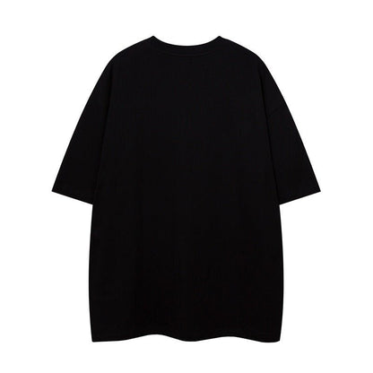 RALLO Skeleton Frame Printed Cotton T-Shirt - RALO COLLECTION STUDIO