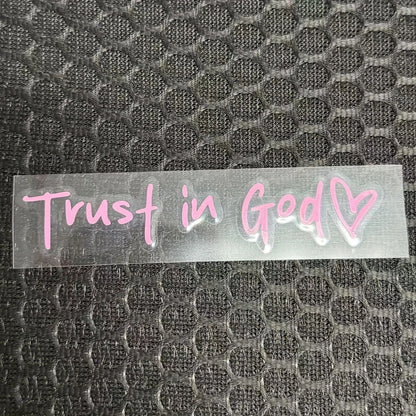Fashion Faith Jesus God Car Letter Sticker - RALO COLLECTION STUDIO