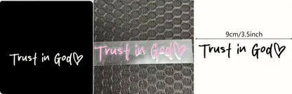 Fashion Faith Jesus God Car Letter Sticker - RALO COLLECTION STUDIO