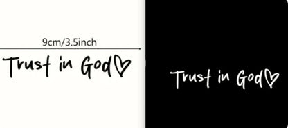 Fashion Faith Jesus God Car Letter Sticker - RALO COLLECTION STUDIO