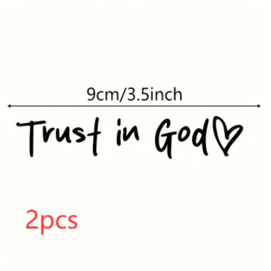 Fashion Faith Jesus God Car Letter Sticker - RALO COLLECTION STUDIO